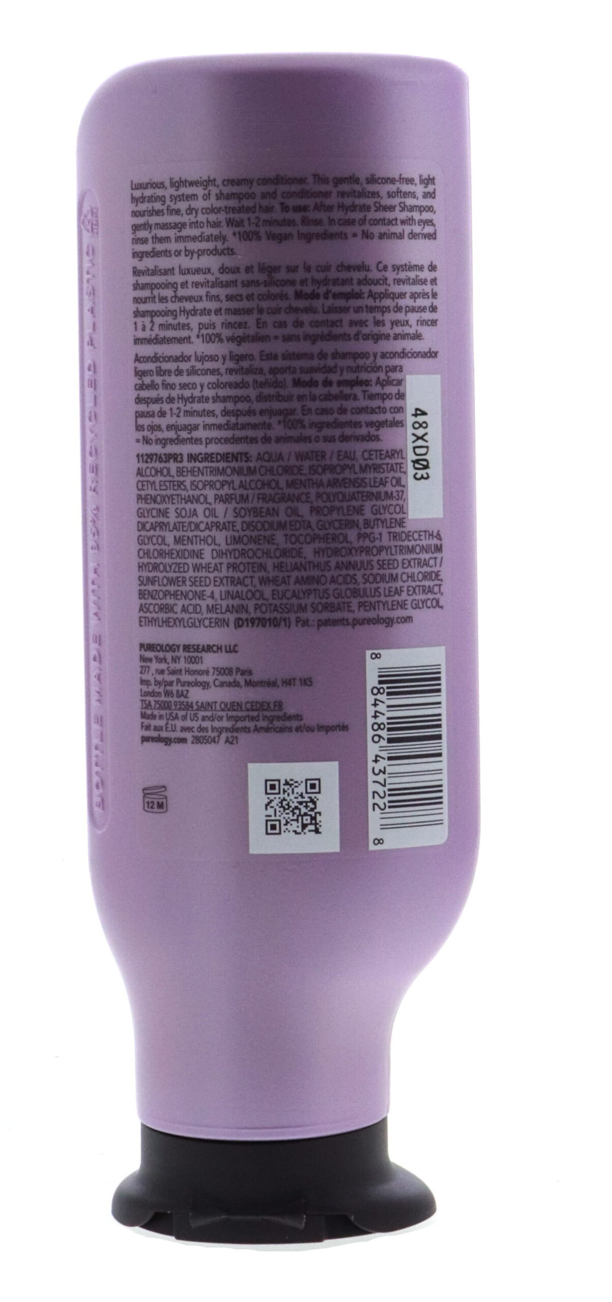 Pureology Hydrate Sheer Conditioner, 9 oz 2 Pack - Image 2