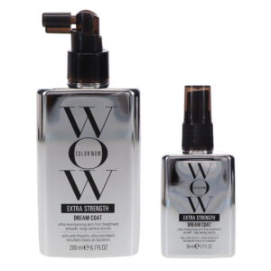 COLOR WOW Extra Strength Dream Coat Ultra-Moisturizing Anti-frizz Treatment 6.7 oz & 1.7 oz Combo Pack