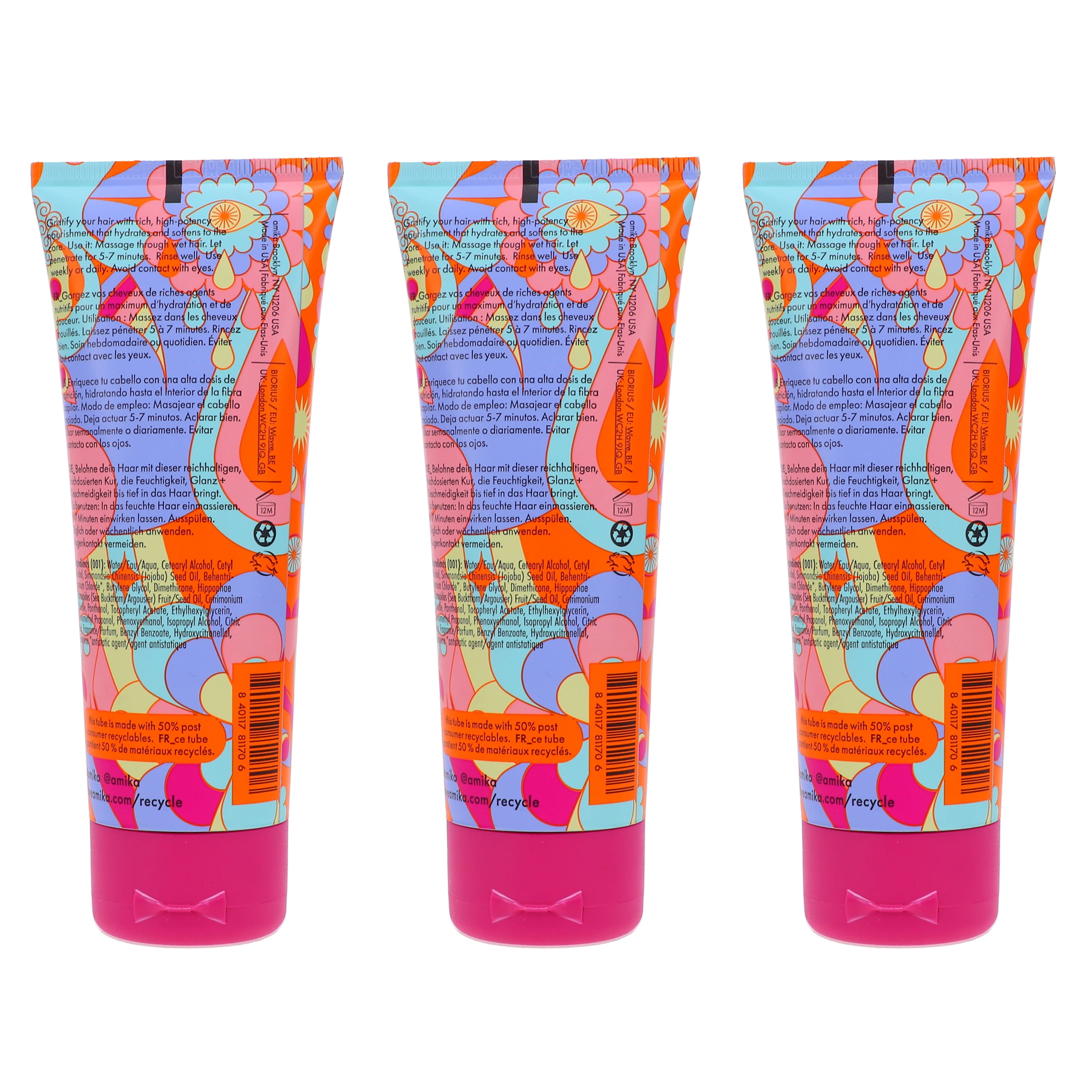 Amika Soulfood Nourishing Mask 3.3 oz 3 Pack - Image 4