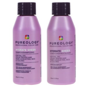 Pureology Hydrate Sheer Shampoo 1.7 oz & Conditioner 1.7 oz Combo Pack