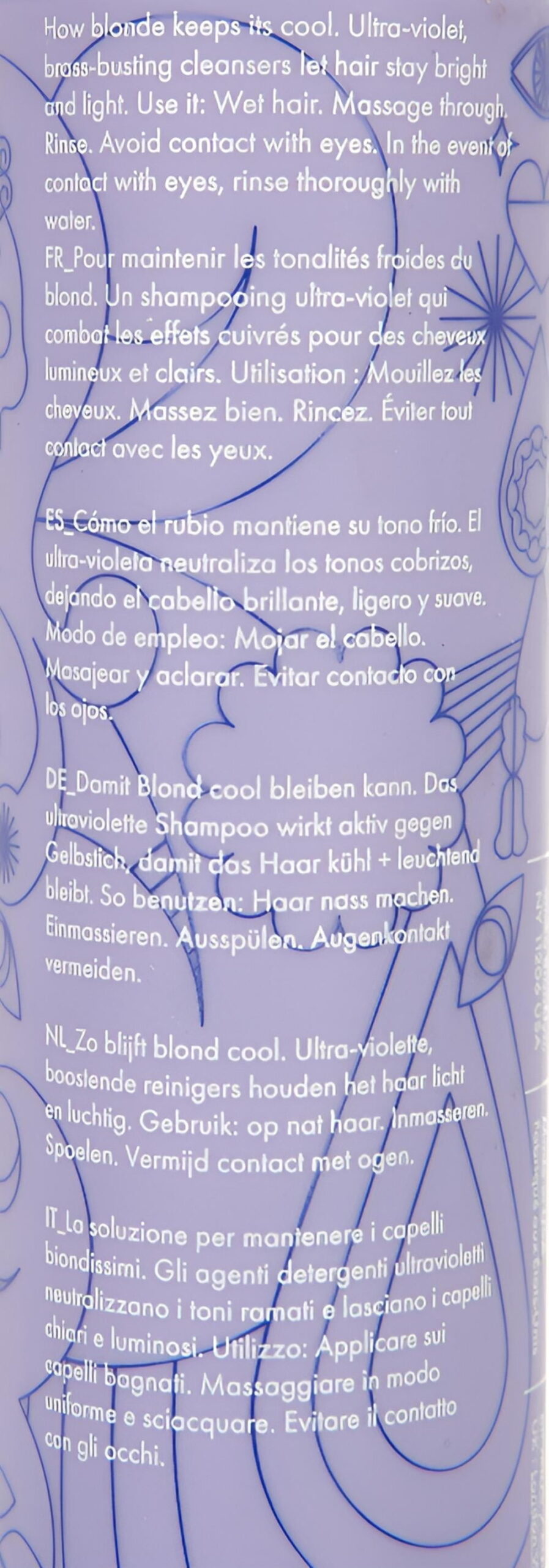 Amika Bust Your Brass Cool Blonde Shampoo Unisex 10 oz Shampoo - Image 9