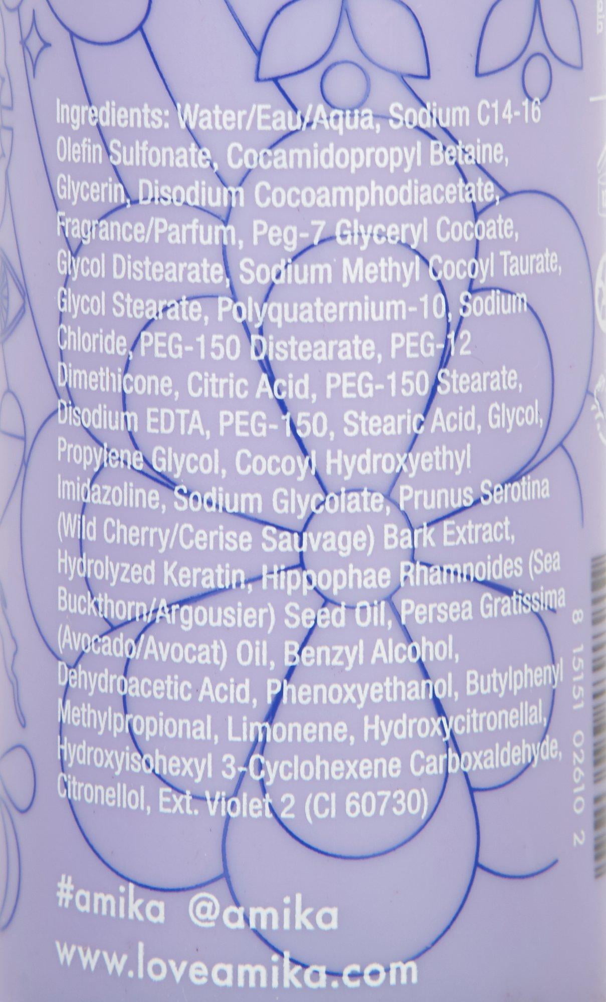 Amika Bust Your Brass Cool Blonde Shampoo Unisex 10 oz Shampoo - Image 10