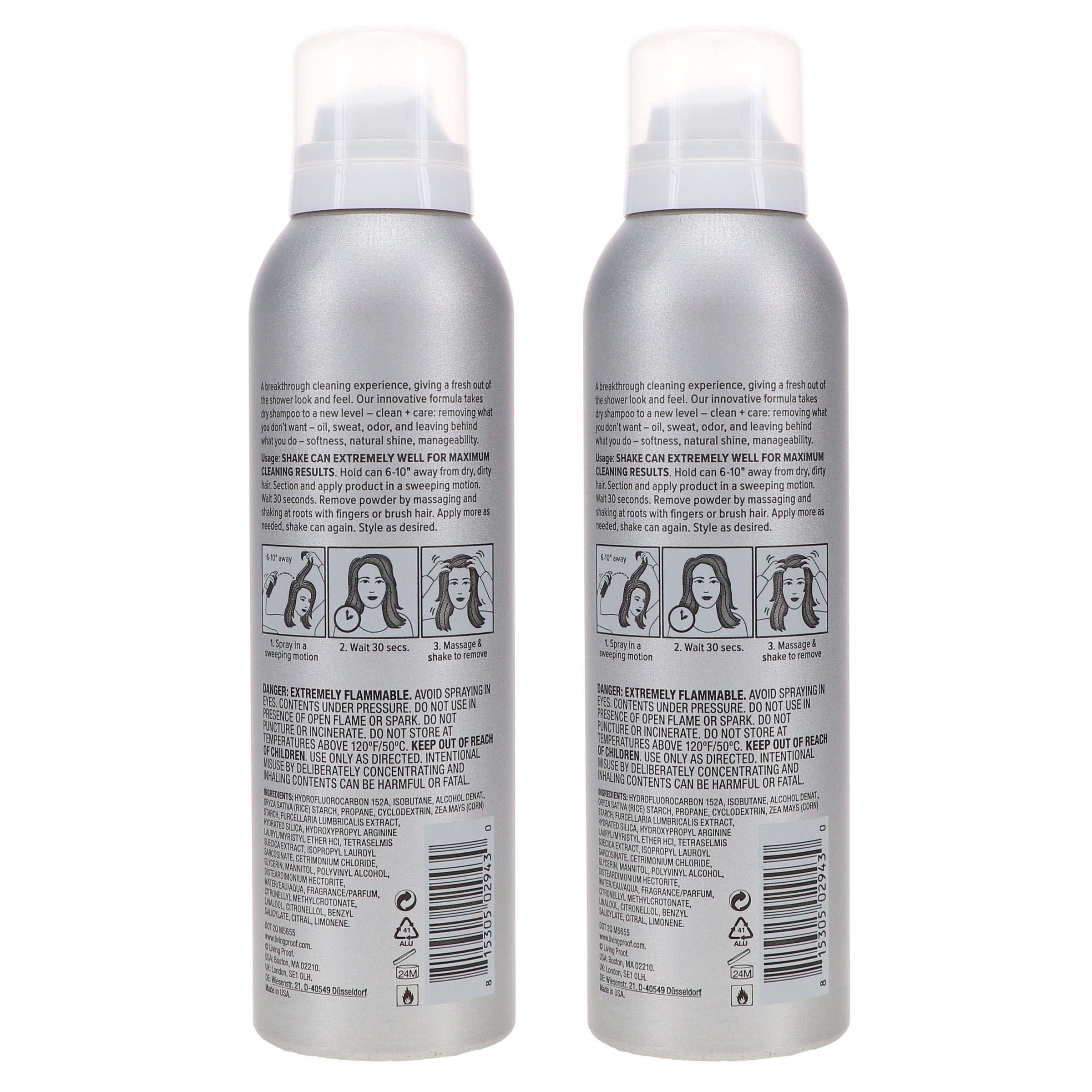 Living Proof Perfect Hair Day Advance Clean Dry Shampoo 5.5 oz 2 Pack - Image 4