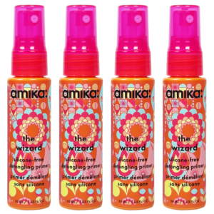 Amika THE WIZARD Silicone-Free Detangling Primer 1 oz / 30 ml (4 Pack)