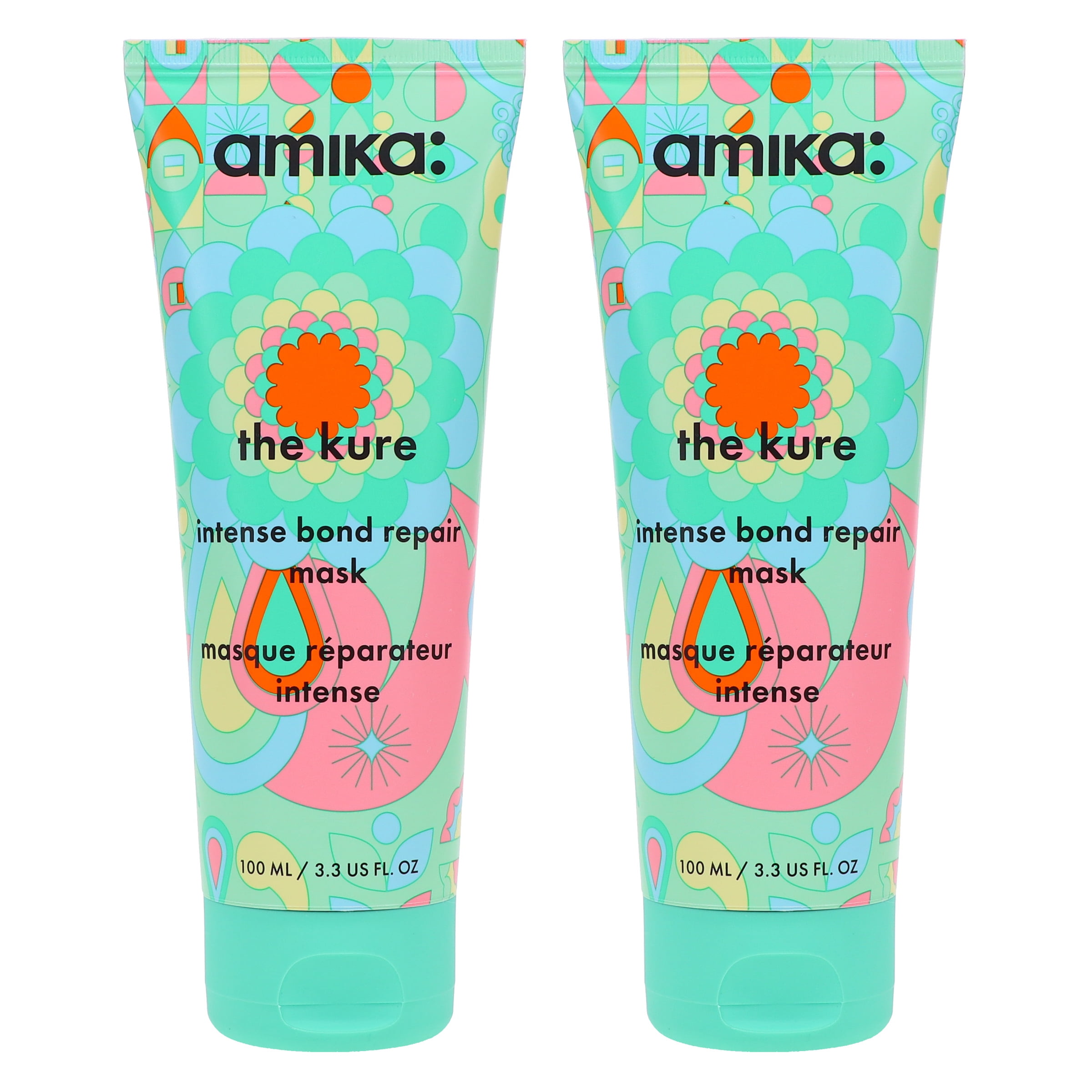 Amika The Kure Intense Repair Mask 3.3 oz 2 Pack