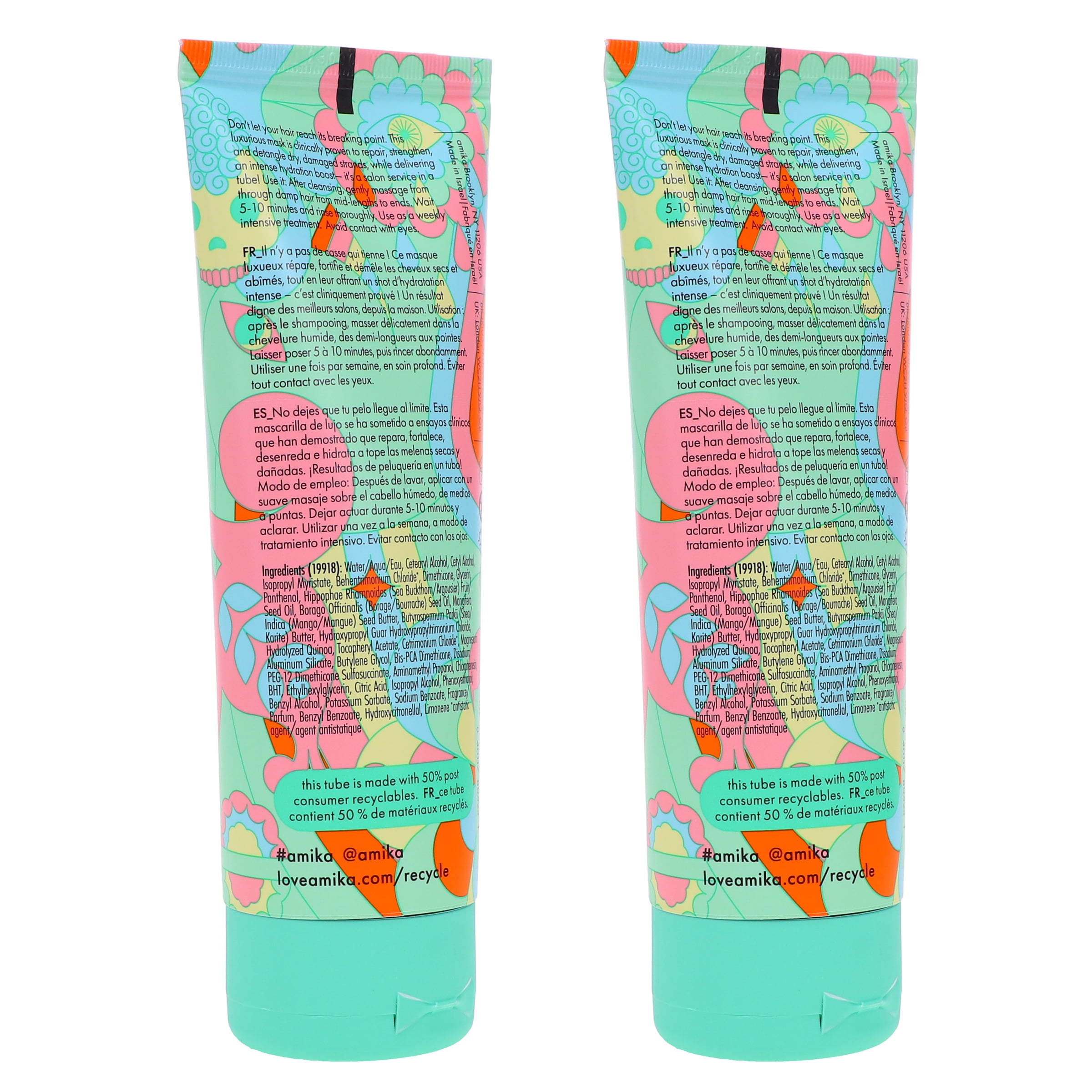 Amika The Kure Intense Repair Mask 3.3 oz 2 Pack - Image 3