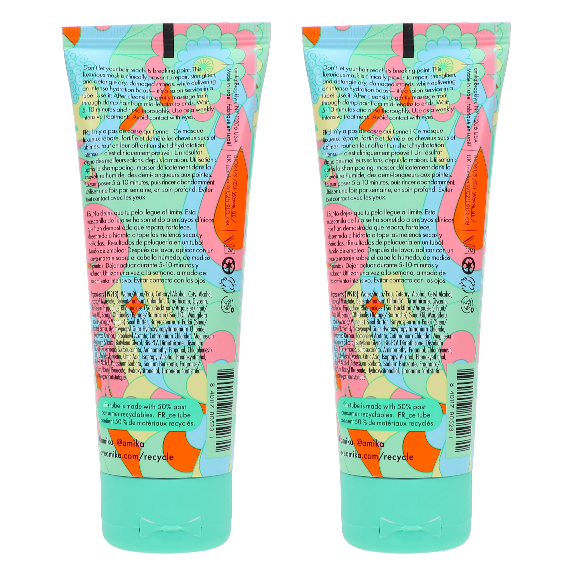 Amika The Kure Intense Repair Mask 3.3 oz 2 Pack - Image 4