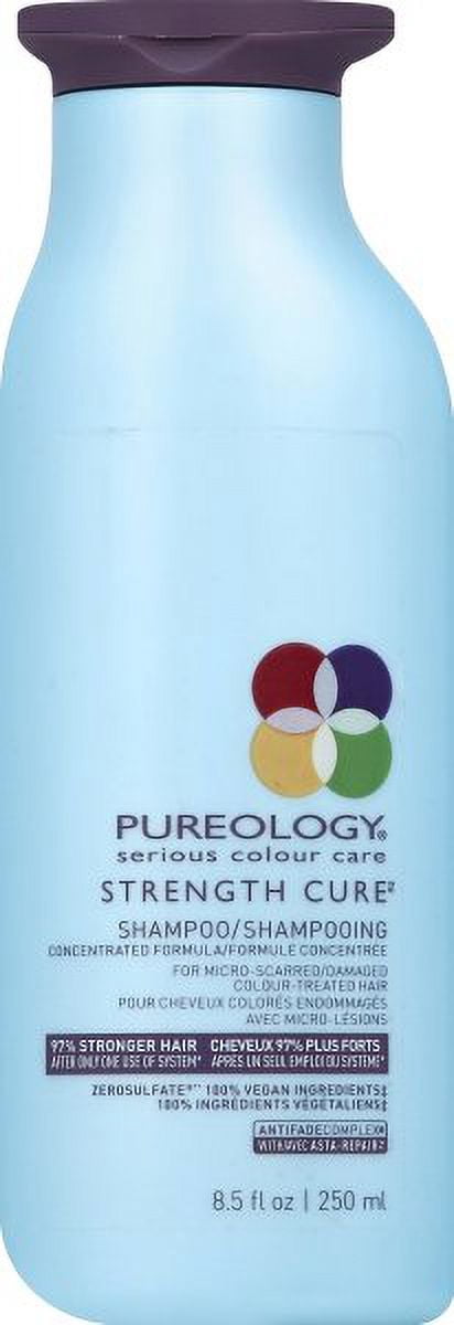 Pureology Strength Cure for Micro-Scarred/Damaged Colour-Treated Hair Shampoo, 8.5 fl oz - Image 2