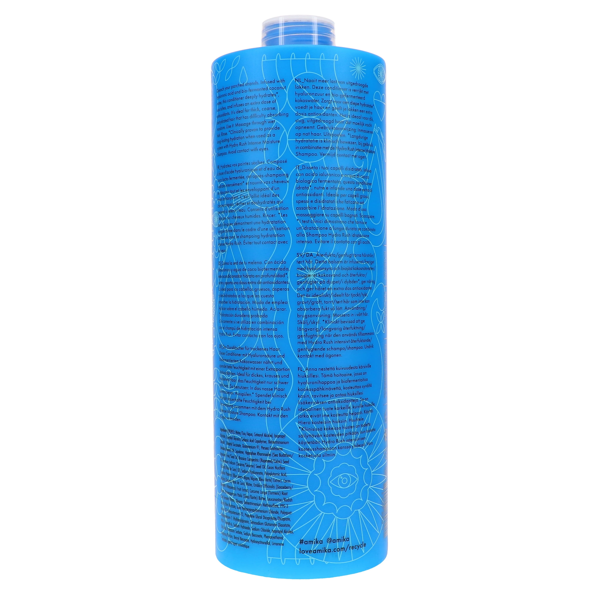 Amika Hydro Rush Intense Moisture Conditioner 33.8 oz - Image 5