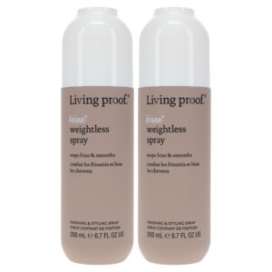 Living Proof No Frizz Weightless Styling Spray 6.7 oz 2 Pack