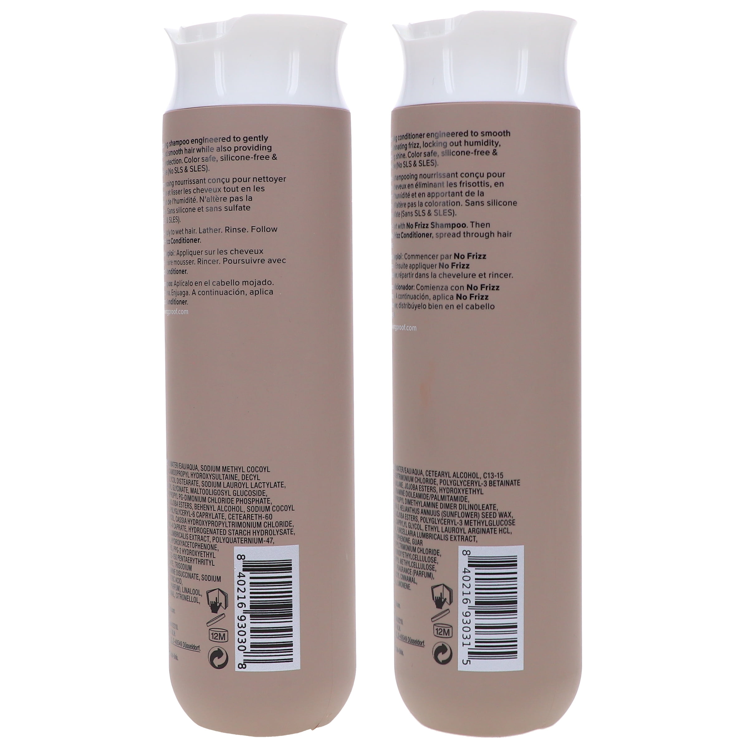 Living Proof No Frizz Shampoo 8 oz & No Frizz Conditioner 8 oz Combo Pack - Image 5