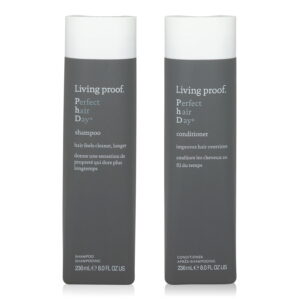 Living Proof Perfect Hair Day Conditioner, Paraben-Free and Color Safe, 2 Piece