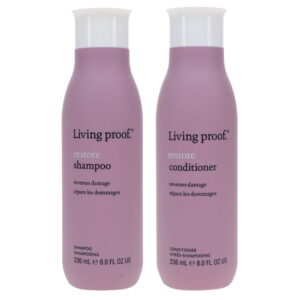 Living Proof Restore Shampoo 8 oz & Restore Conditioner 8 oz Combo Pack