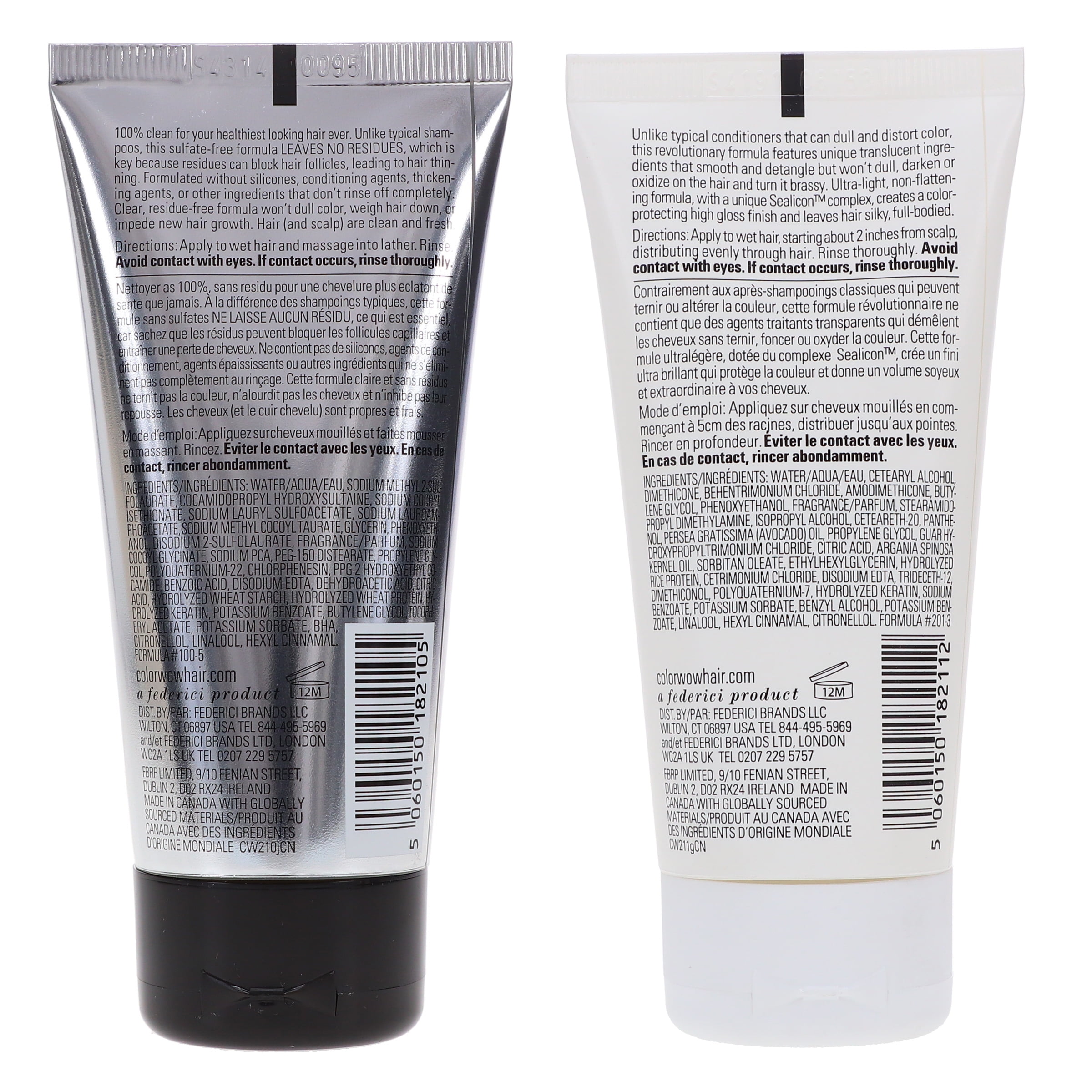 COLOR WOW Color Security Shampoo 2.5 oz & Conditioner Fine to Normal Hair 2.5 oz Combo Pack - Image 4